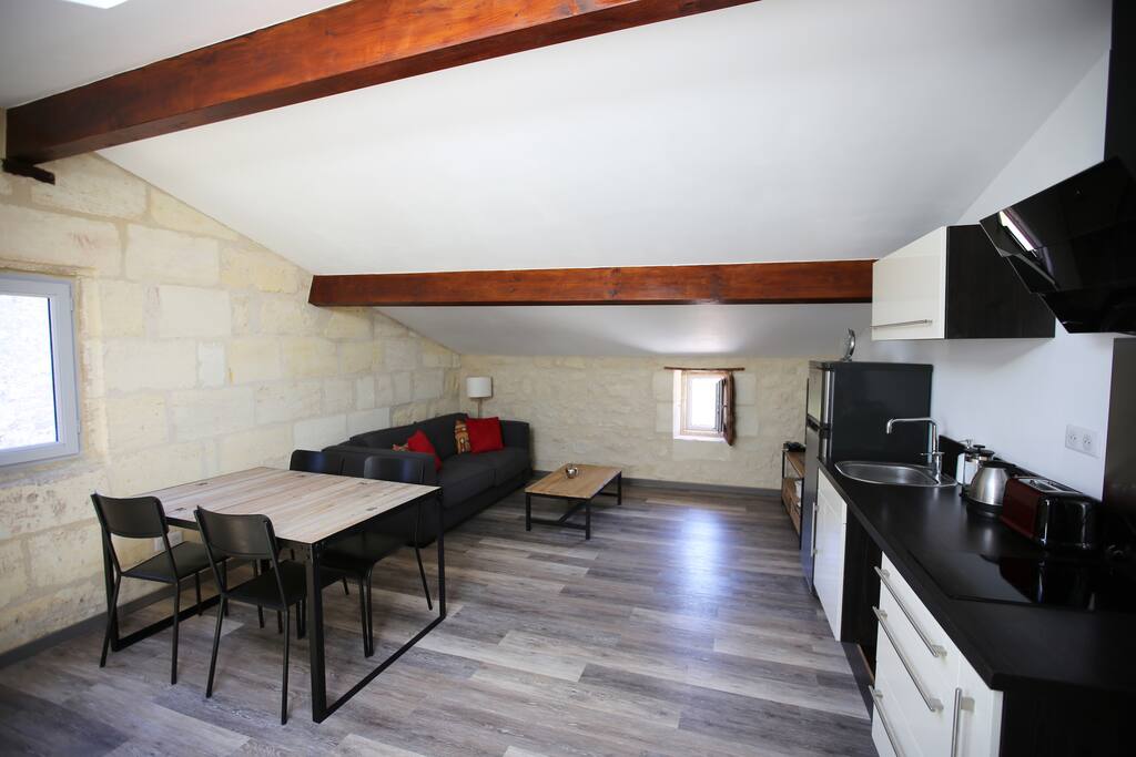 Salon / cuisine américaine