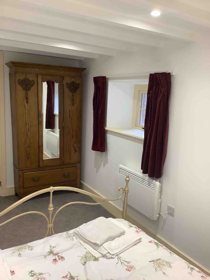 Bedroom wardrobe with mirror