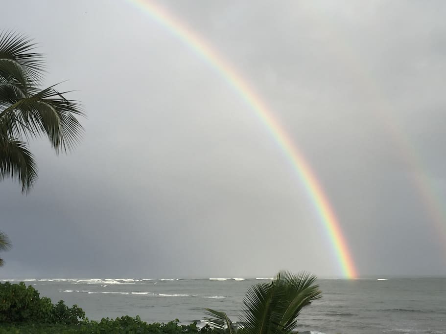view from lanai