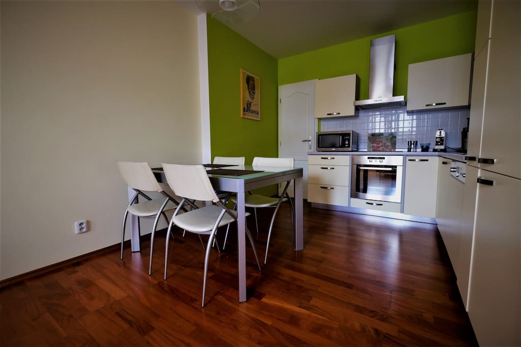 Modern fully equipped kitchen