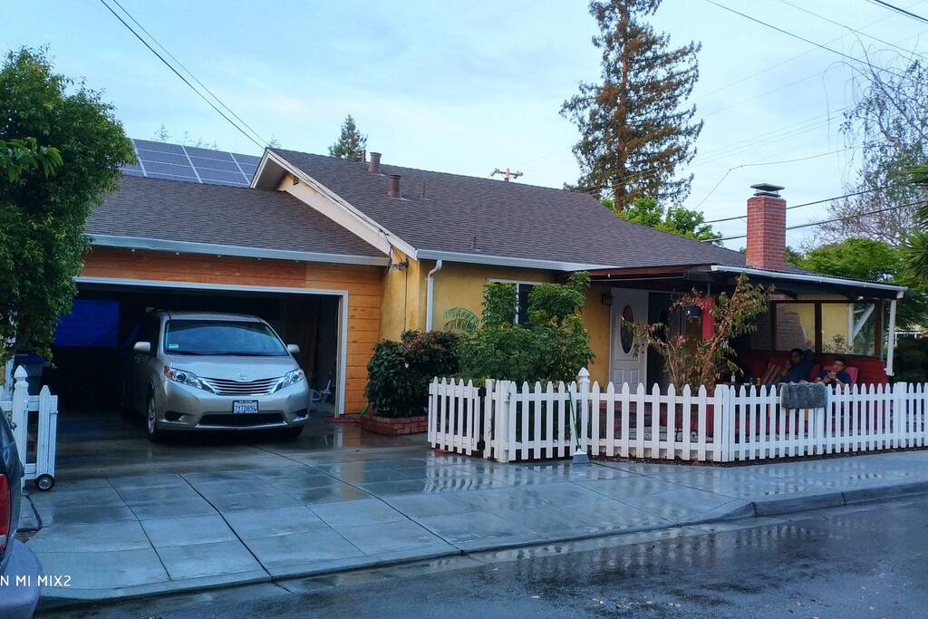 Spacious house ,2 fix garage parking,and enough parking lot the front of house