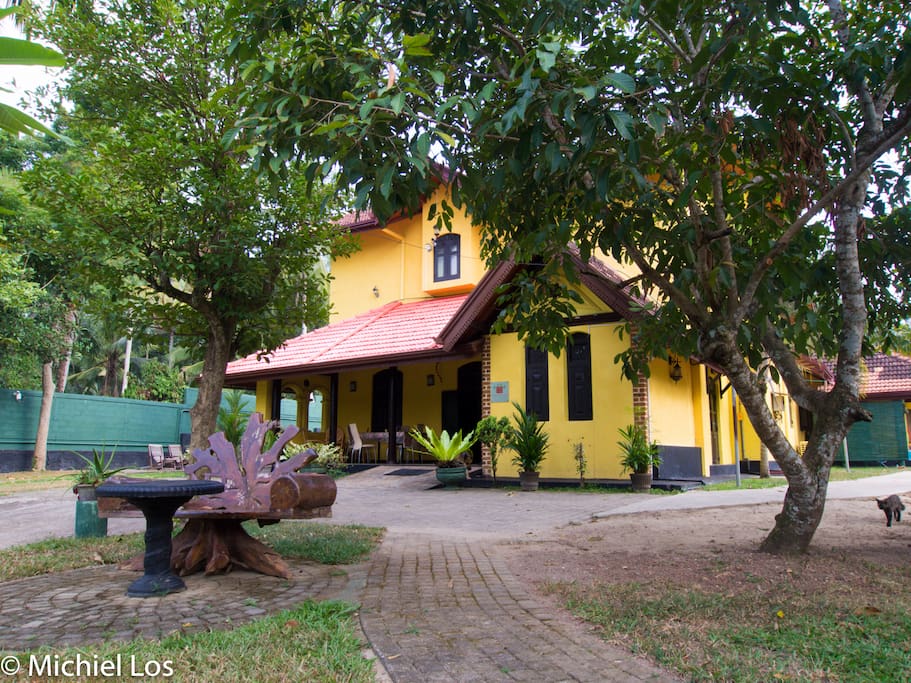 Front side of the hotel