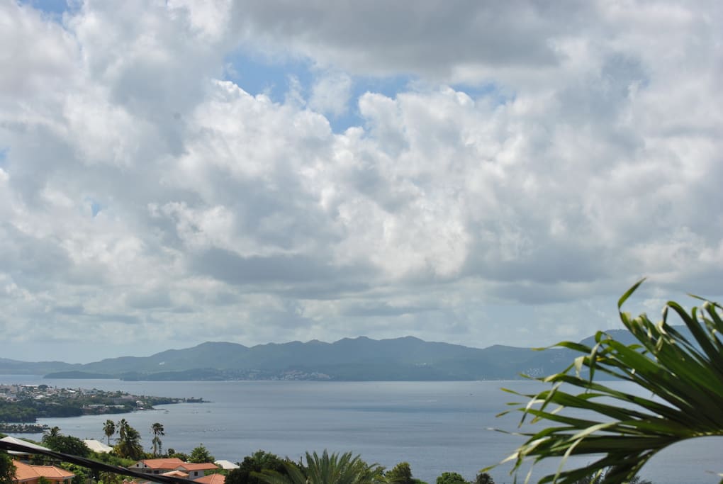 baie de fort de france vue de la terrasse
