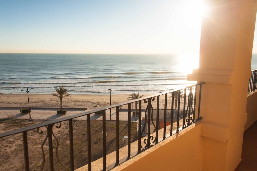 The view from the terrace
