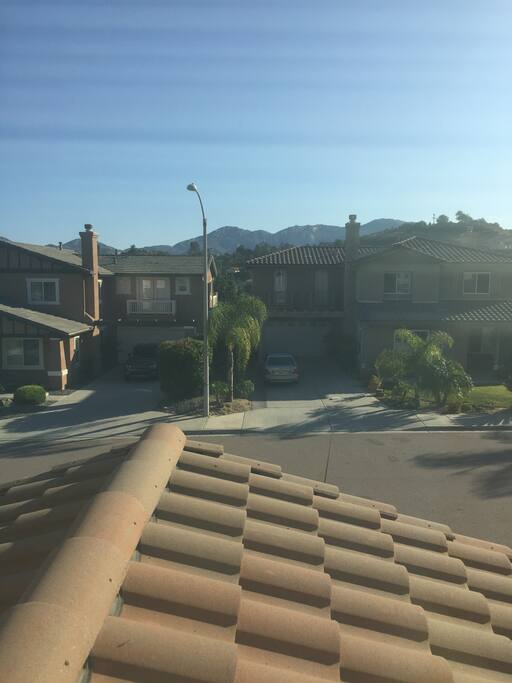 View out room window.