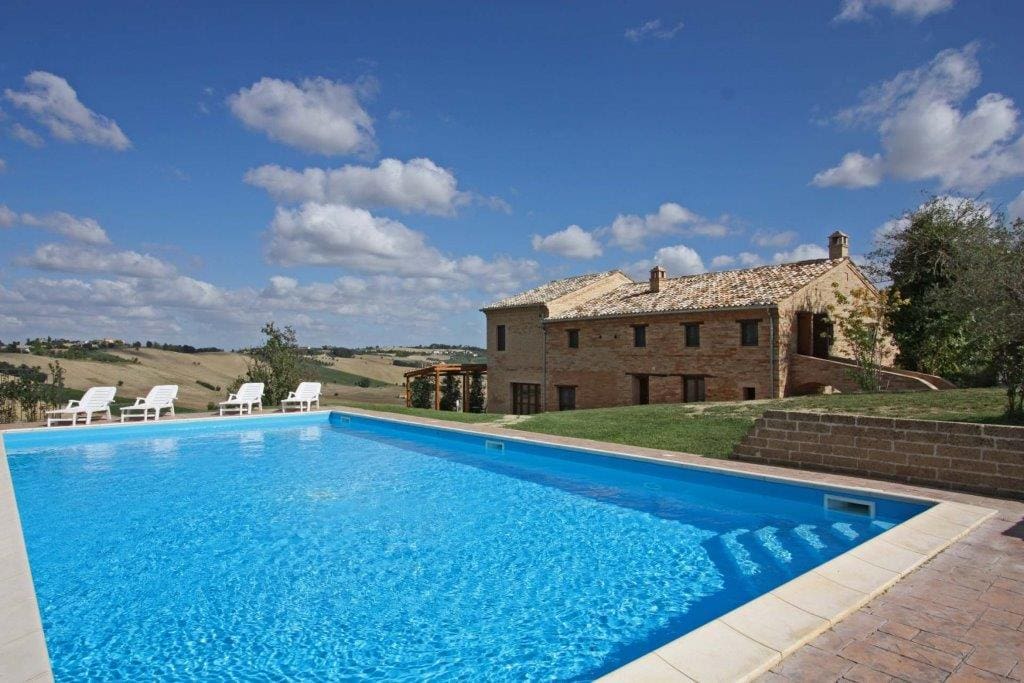 The 12mx6m pool and house