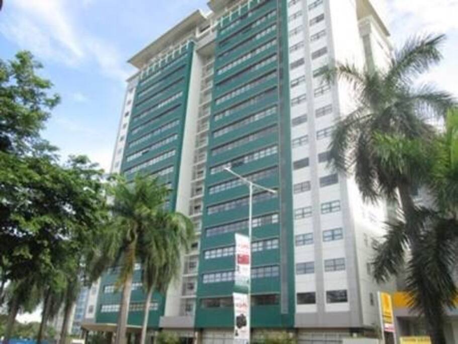 Easy to spot building across & facing Ayala mall