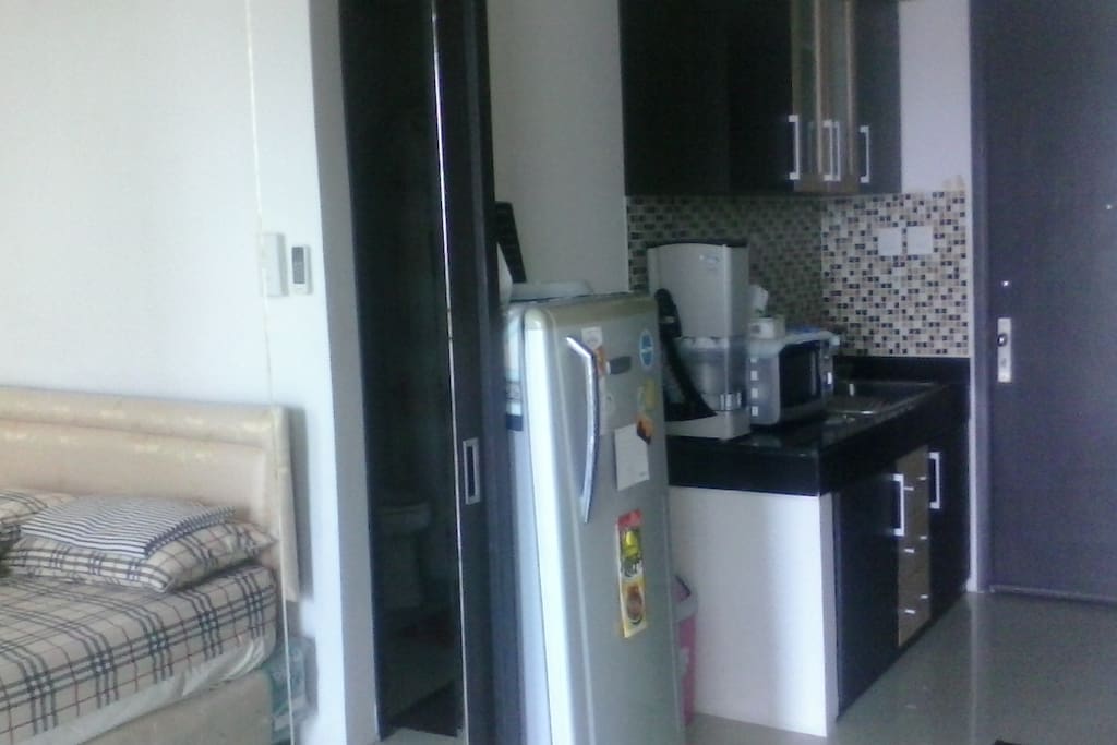 Wardrobe and Refrigerator