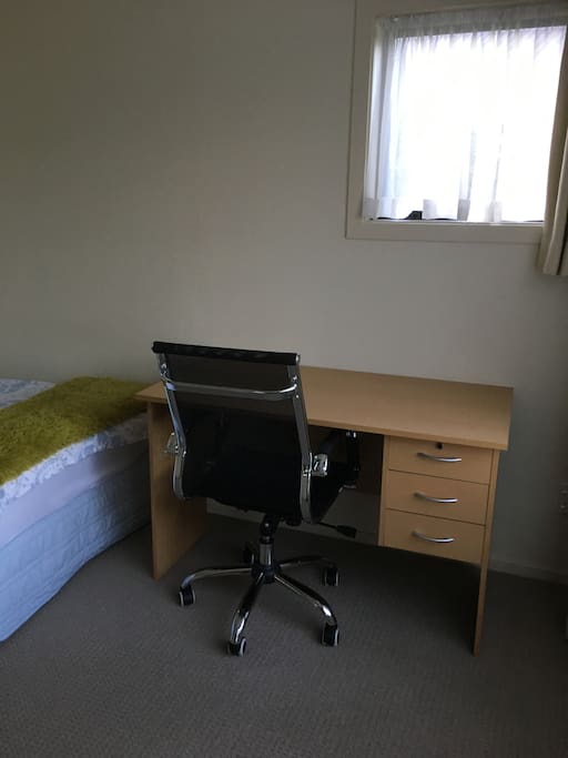 Basic desk and office chair