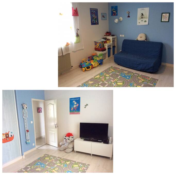 Chambre 2/salle de jeu (RDC)