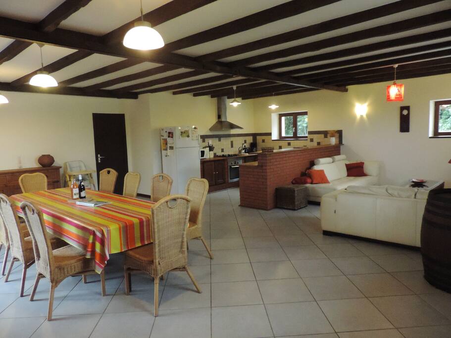 La pièce de vie (60 m²)