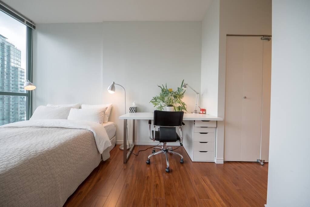 comfortable chair and desk