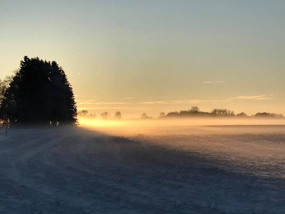 on a winters day...