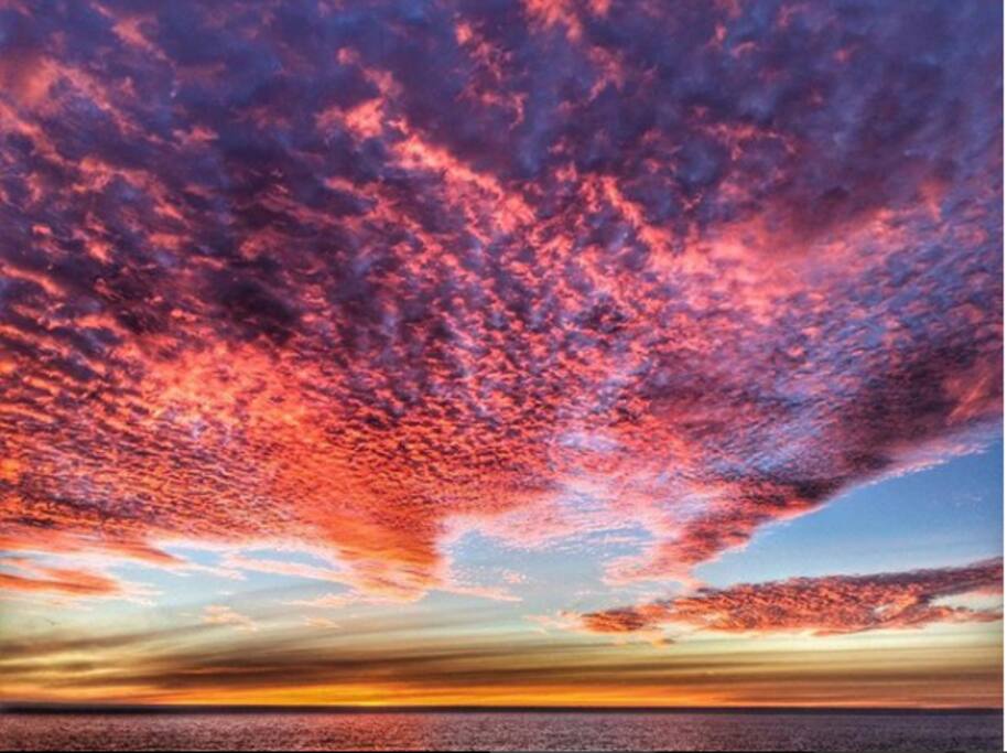 Atardecer desde la terraza