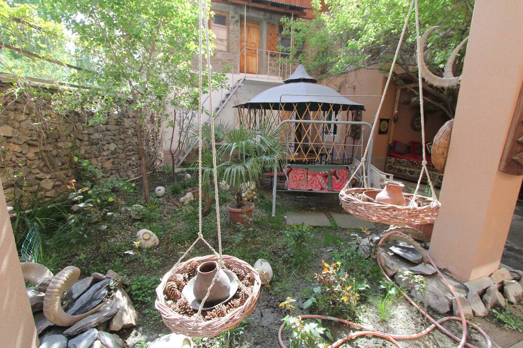 Courtyard in traditional style
