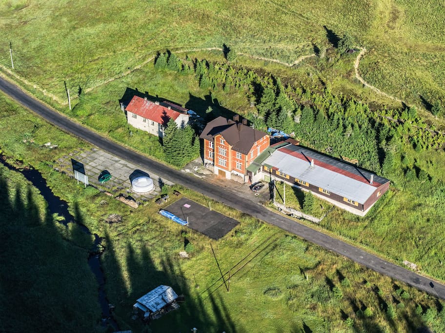 Our house from the sky