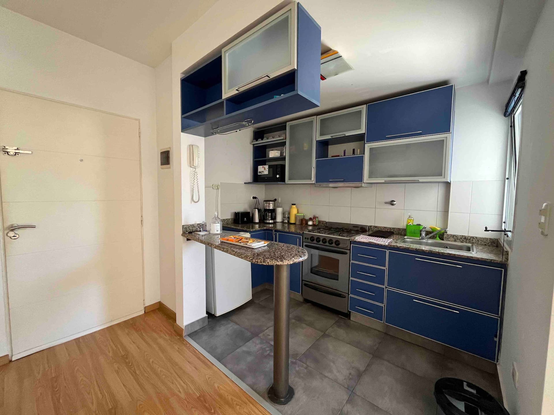 Studio with large patio in Villa del Parque