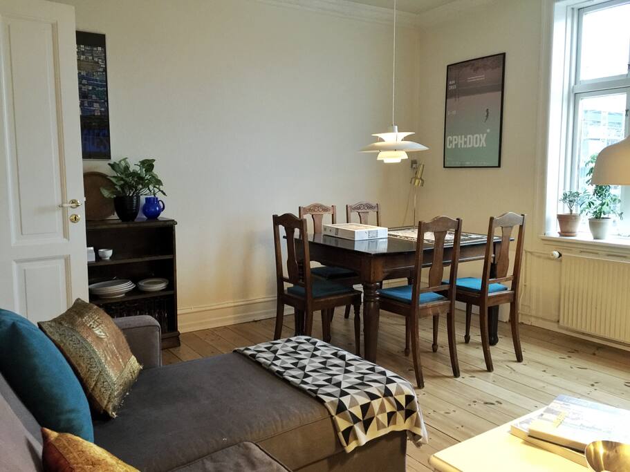 Our shared living room that you're more than welcome to use.