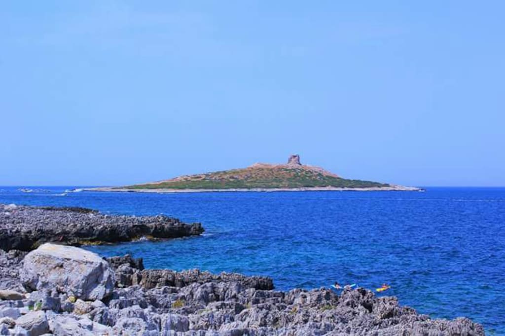 L'isolotto e il mare turchese