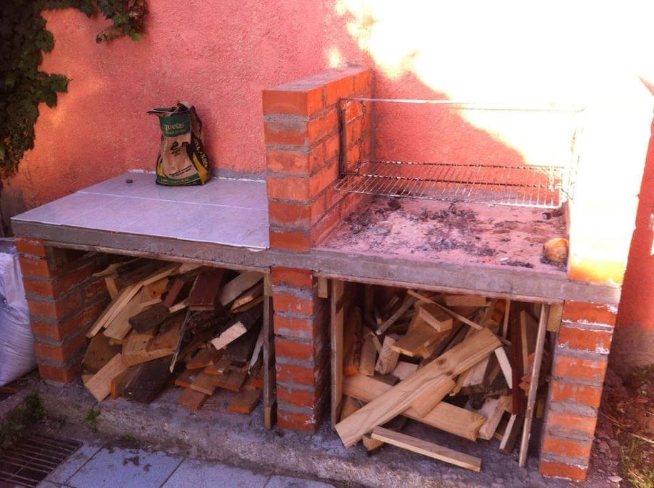 Barbecue en terraza primer piso