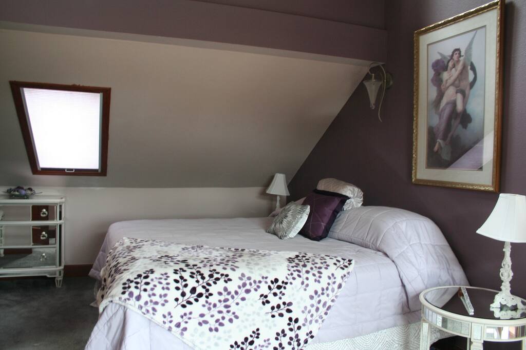 Large private bedroom with keyed entry