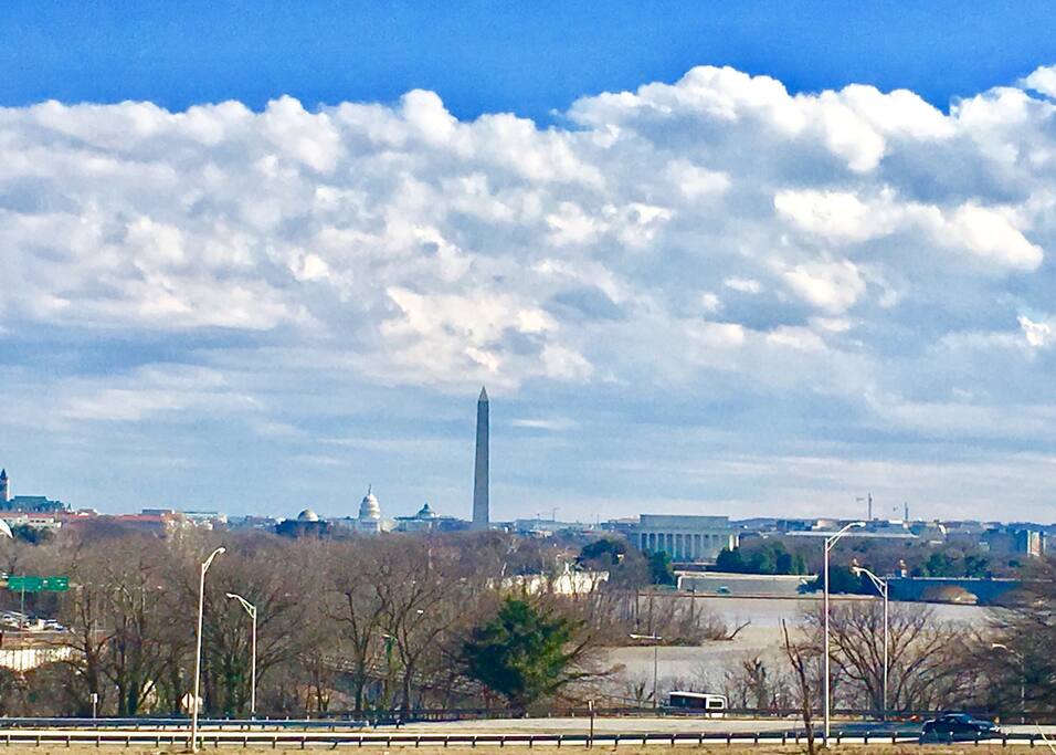 View from our parking deck.