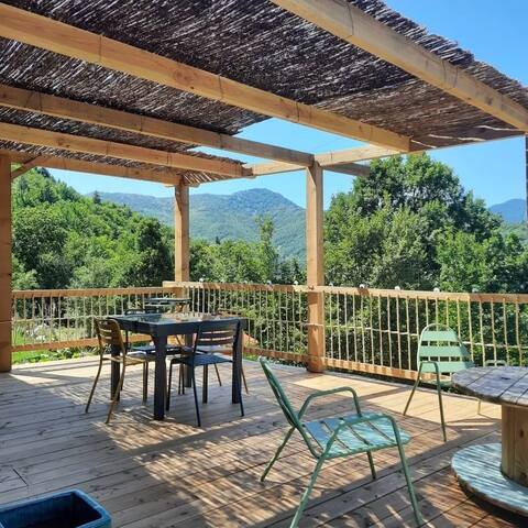 House in Ardèche Pont du Diable
Terrace with a view