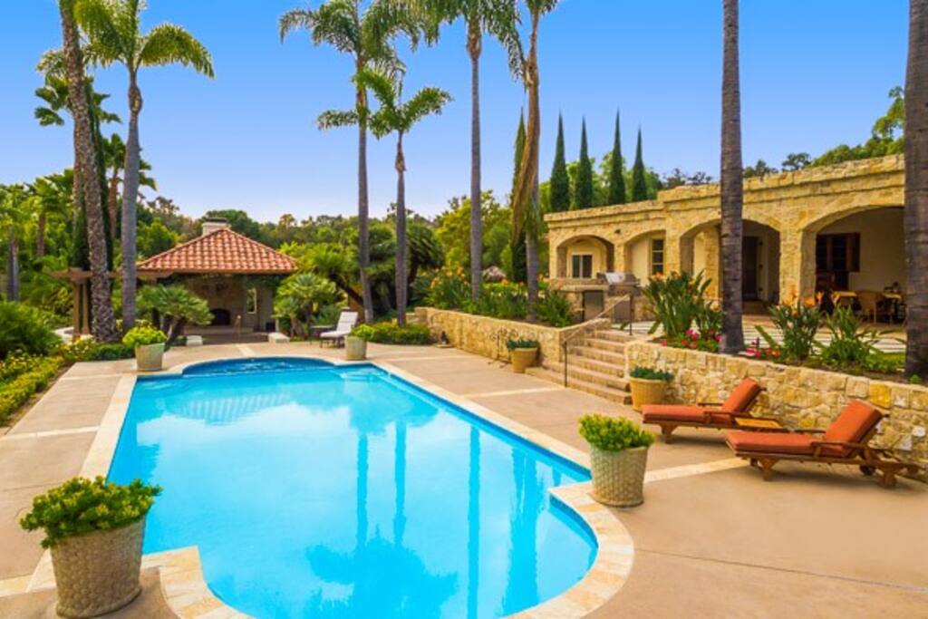 Private sun-kissed pool in the backyard.