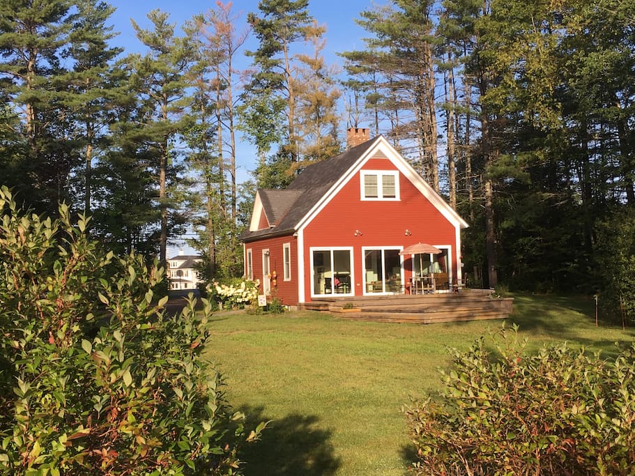 View of the house from the lake