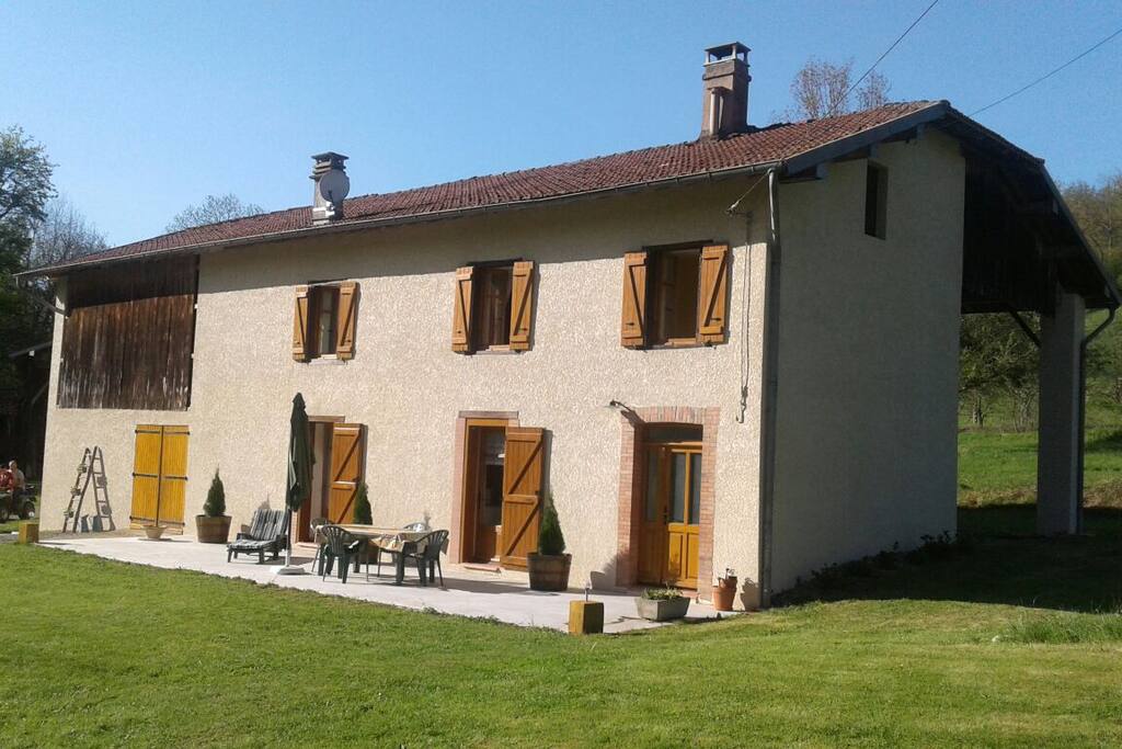 Ferienhaus im Frühling
