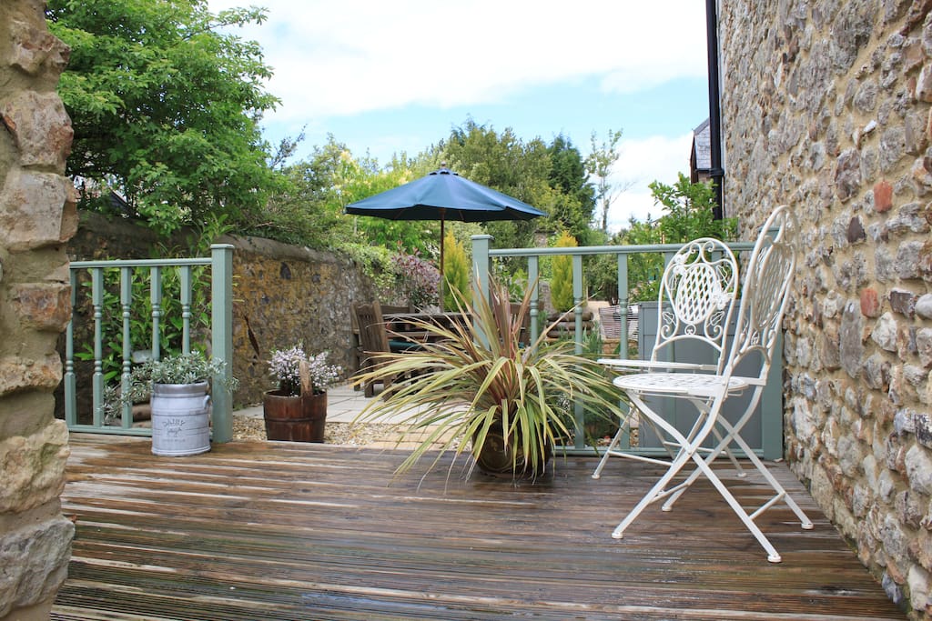 Decking and terrace