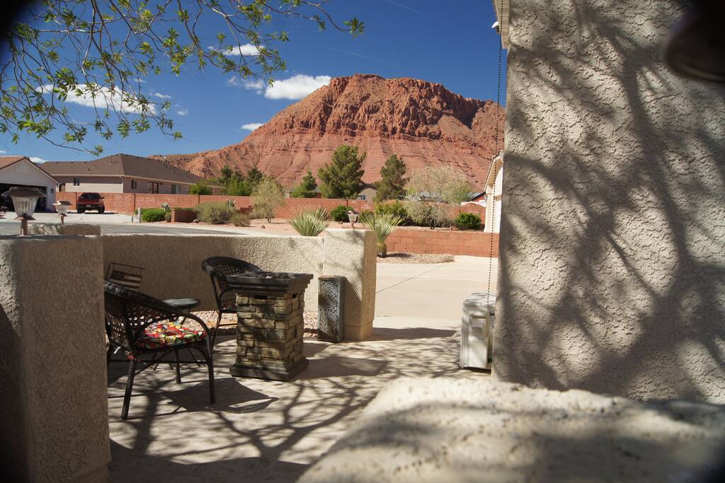 Your patio and private entrance way