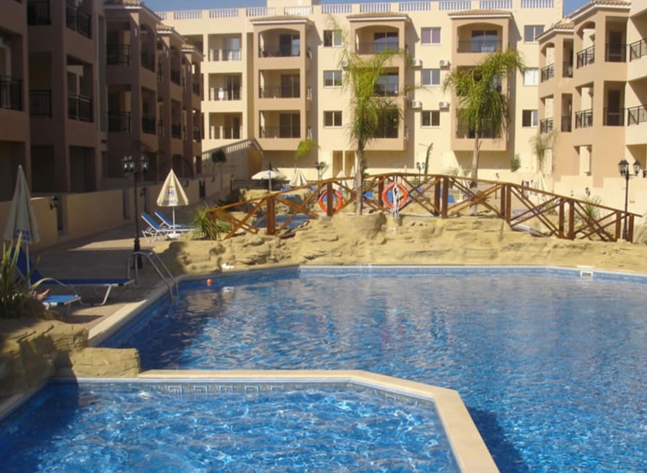 One pool and childrens pool