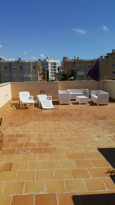 Terraza superior privada