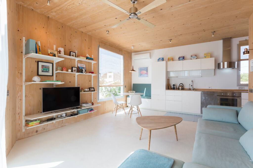 living room - with great views and terrace!