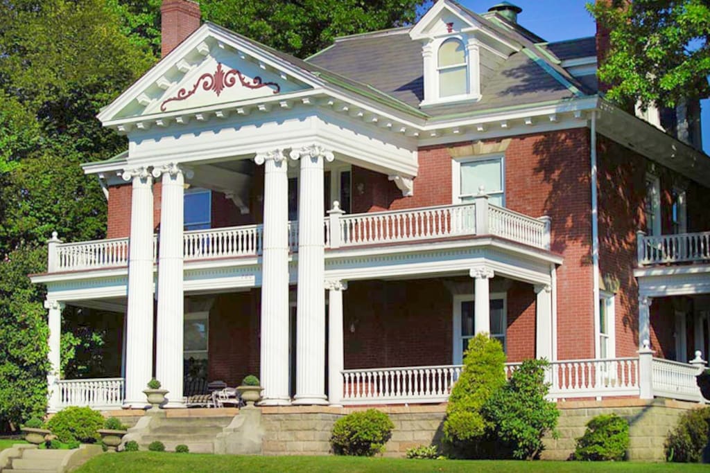 Beautifully restored, this 1904 mansion took the 2016 Westmoreland County preservation award!