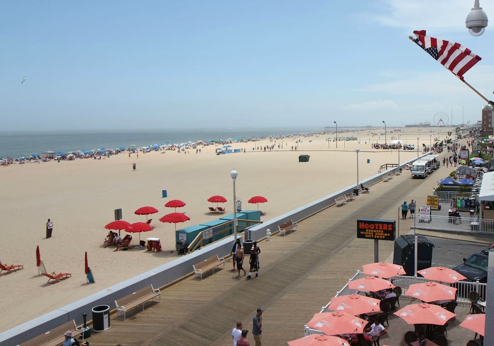 OC Boardwalk Suites - View of Beach and Boardwalk