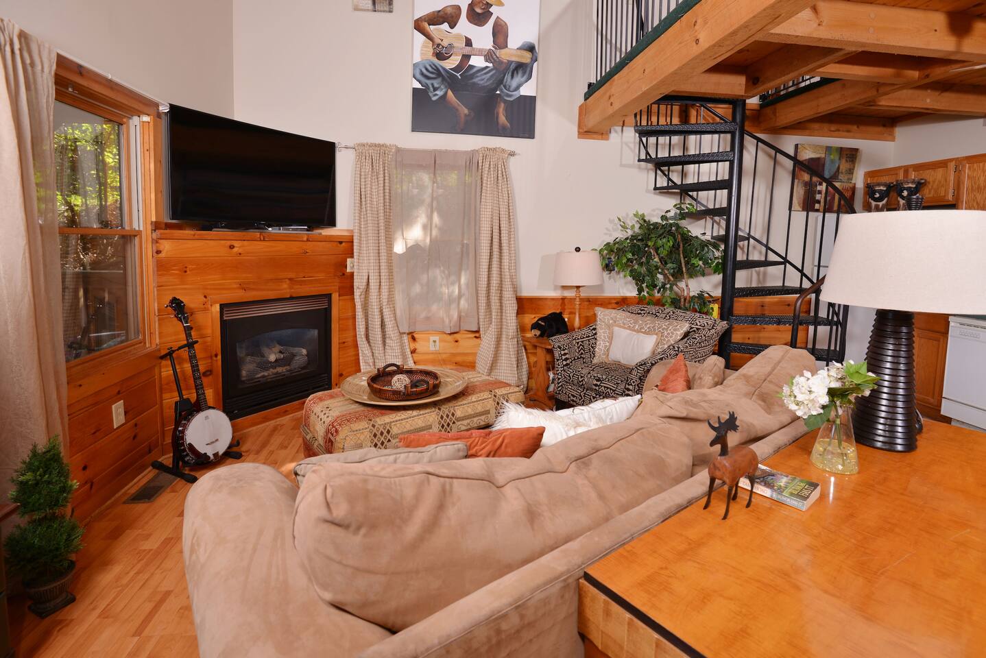 Mountain Music Hot Tub Jacuzzi Fireplace Cabins For Rent In