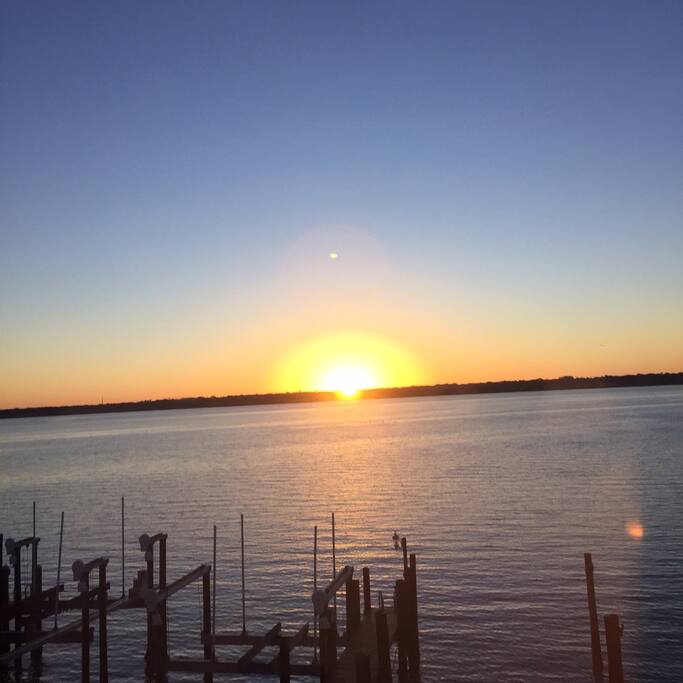 Gorgeous Sunrise view over the intracoastal from the house