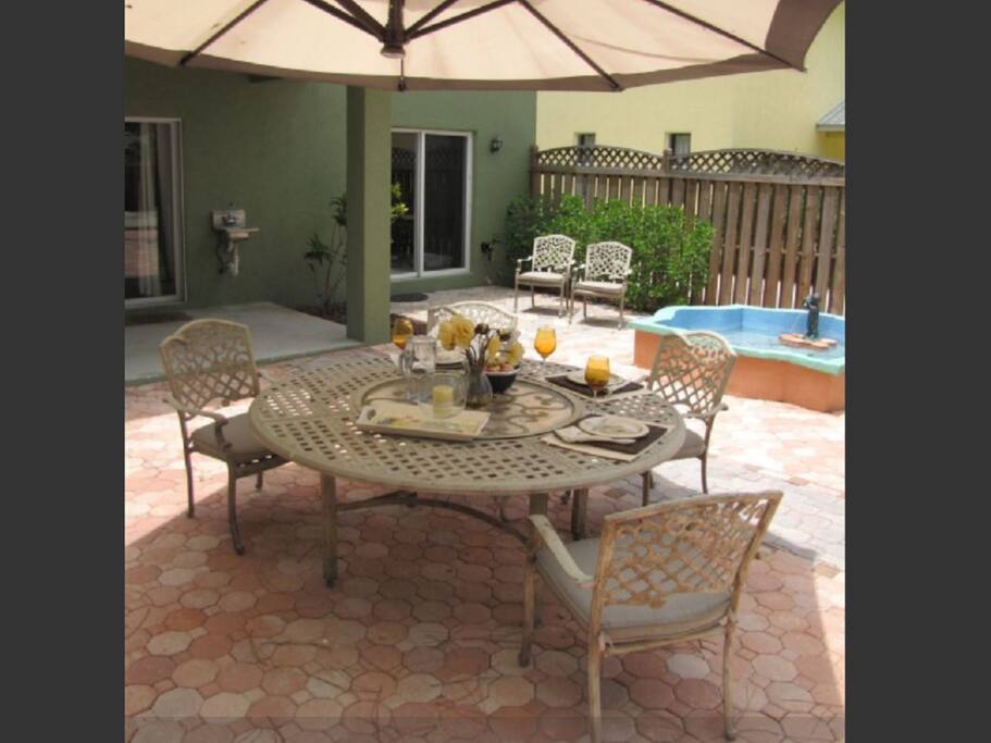 Back patio
