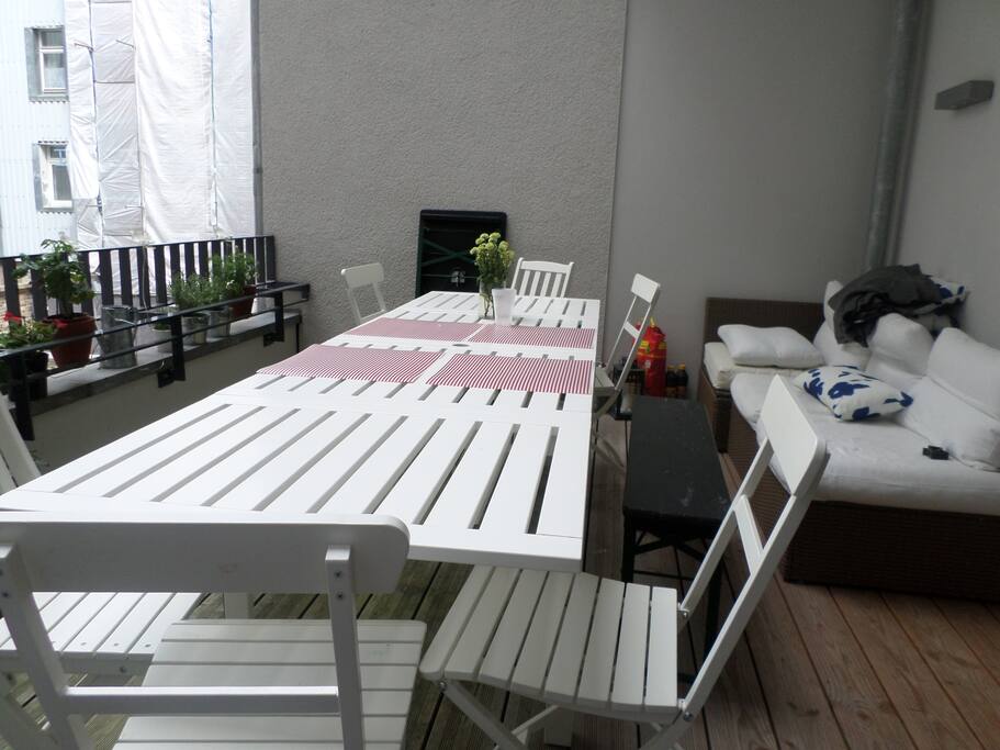Big spacious terrace.