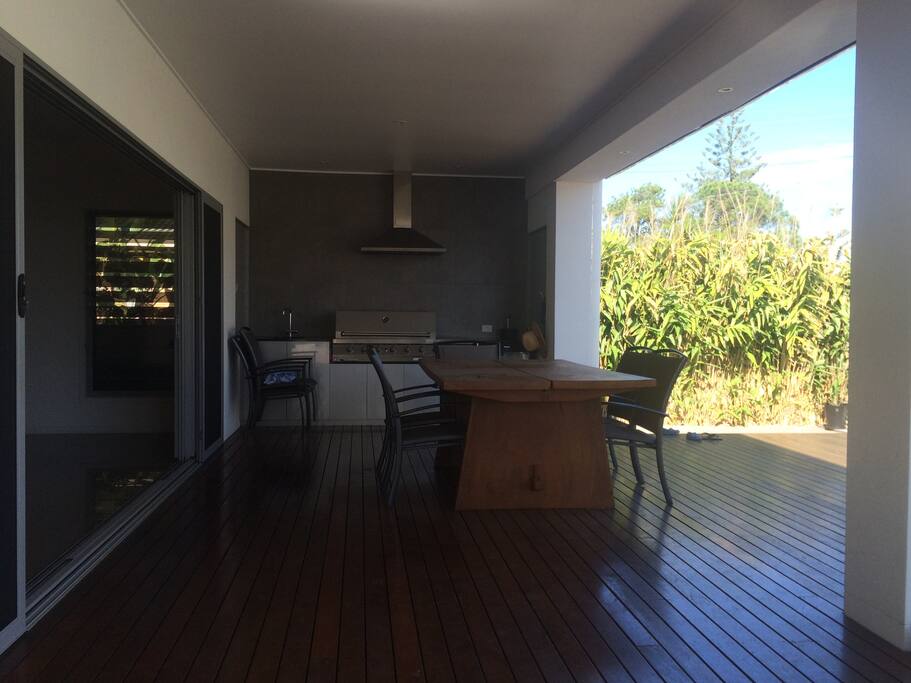 BBQ and out door living area