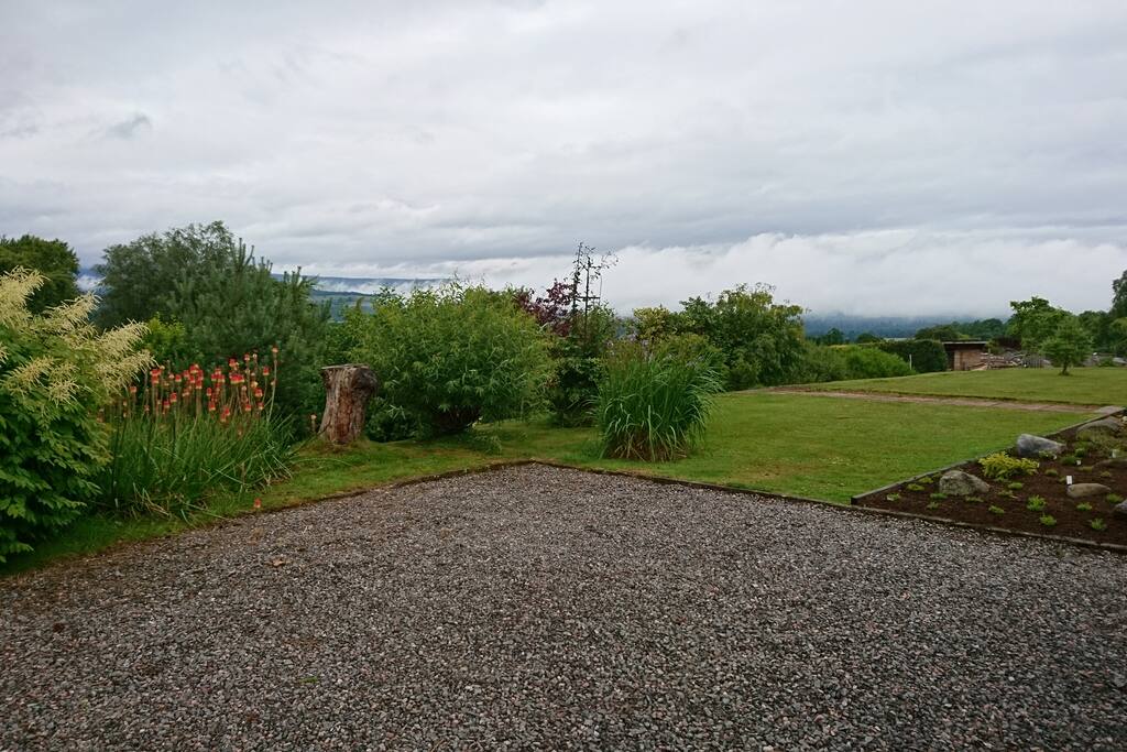 View from the driveway