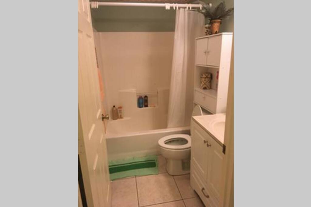 The shared bathroom