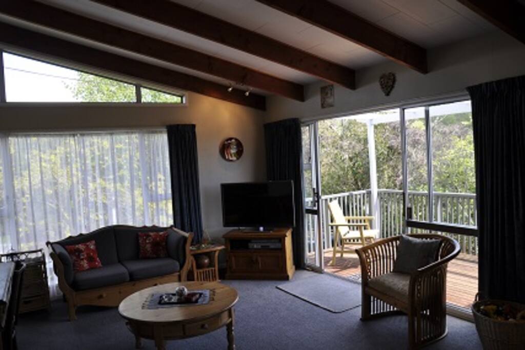 Access to a sunny deck