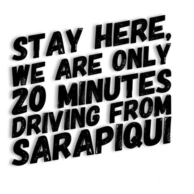 We are near Sarapiqui area