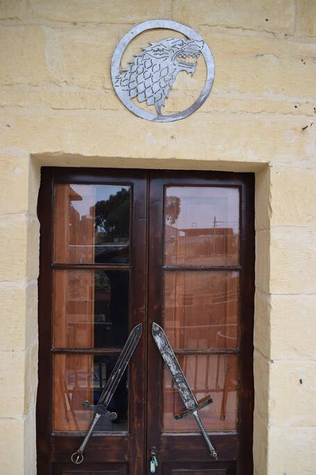 Entrance to room