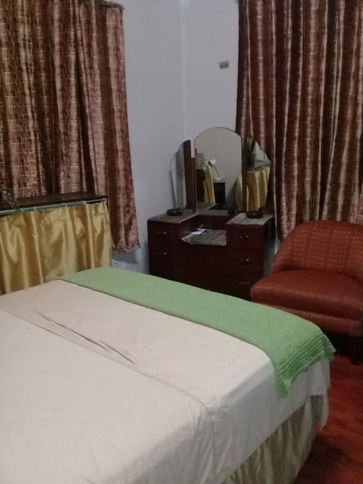 spacious bedroom