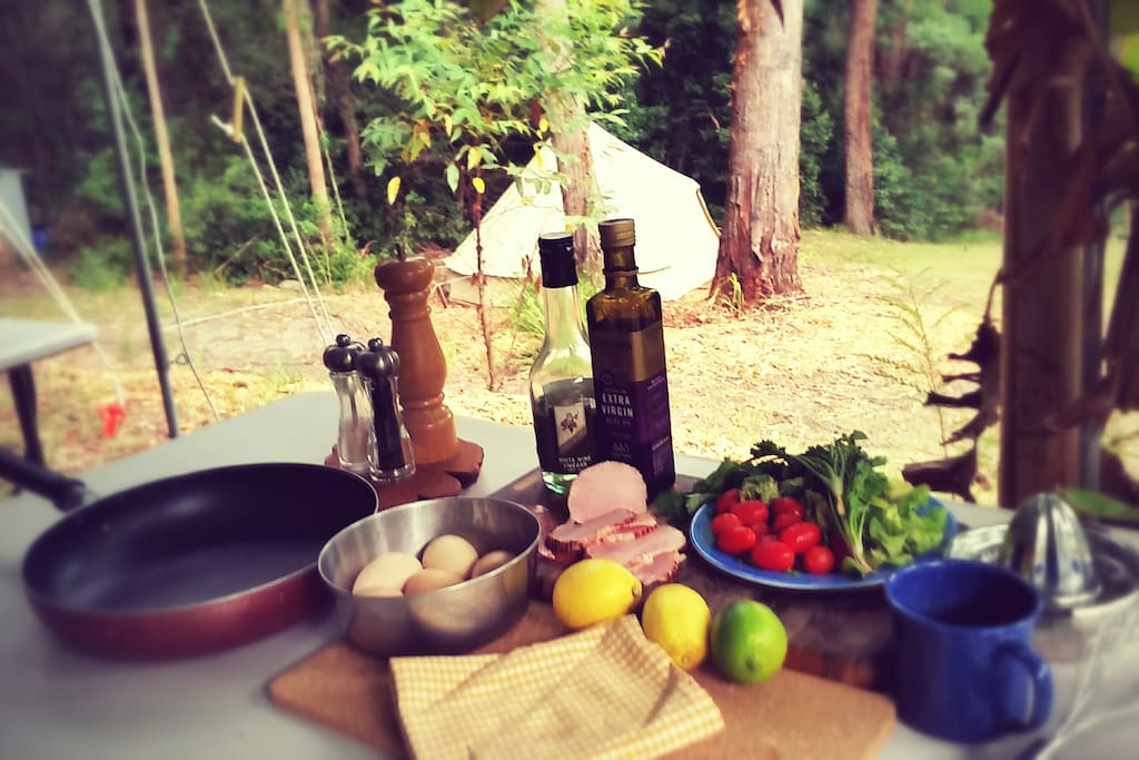View from the Bush Kitchen