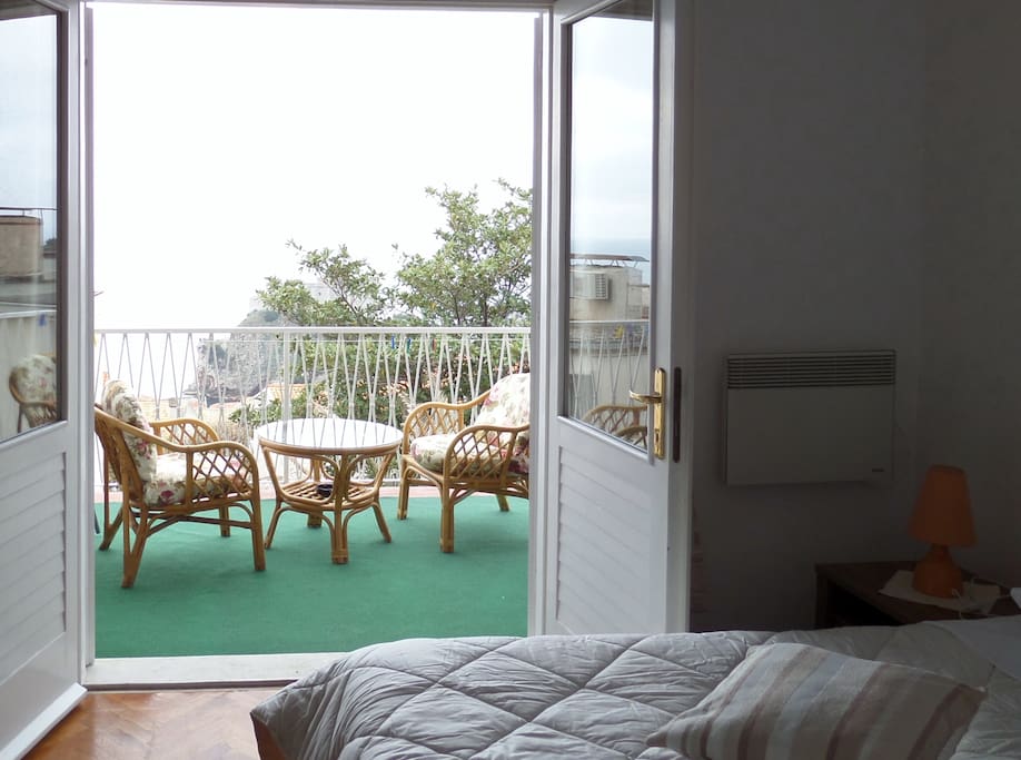 the balcony